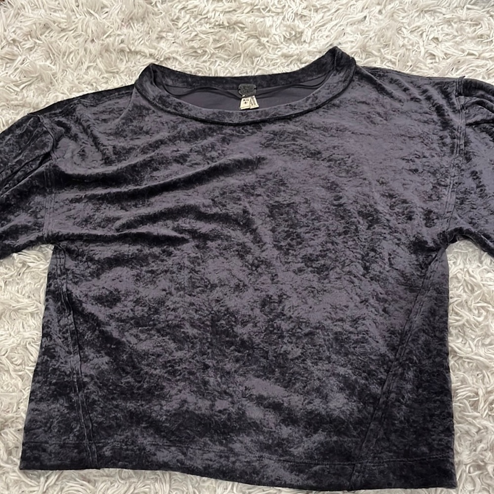 Free people sweater velvet